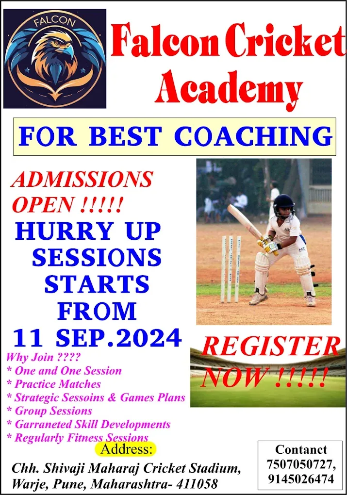 Falcon cricket academy sports academy in Pune