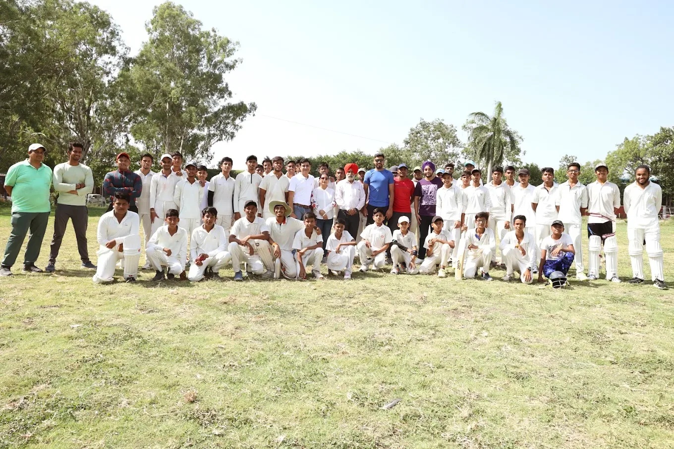 Cricket coaching - Jay Girnari Cricket Club in association with Guru Harkrishan Public School,Indore Cricket academy photo