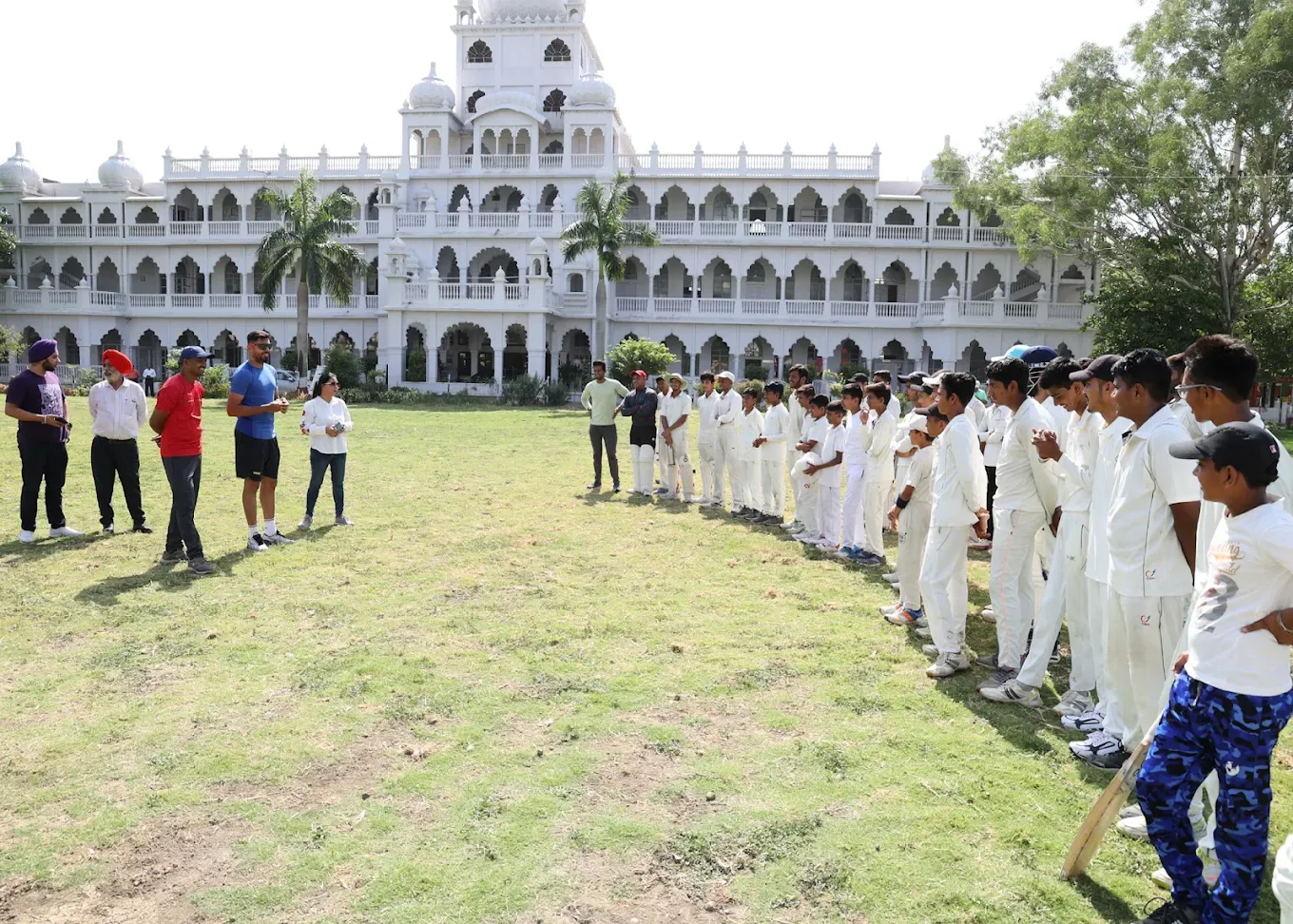 Cricket coaching - Jay Girnari Cricket Club in association with Guru Harkrishan Public School,Indore Cricket academy photo