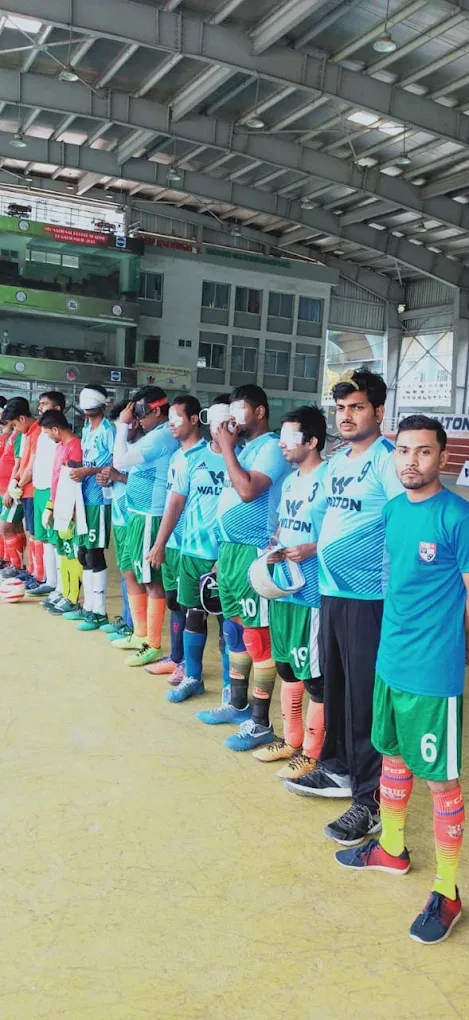 Football association for the blind of Bengal sports academy in Kolkata