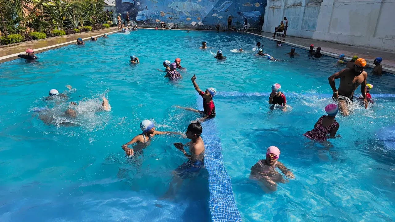 Rv Pool & Club, Marriage Garden in Indore Swimming academy photo