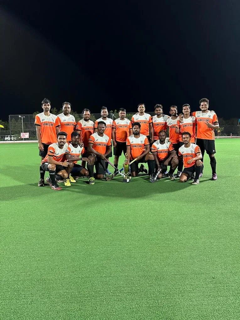 Young star sports club hockey ground Hubballi Hockey academy photo