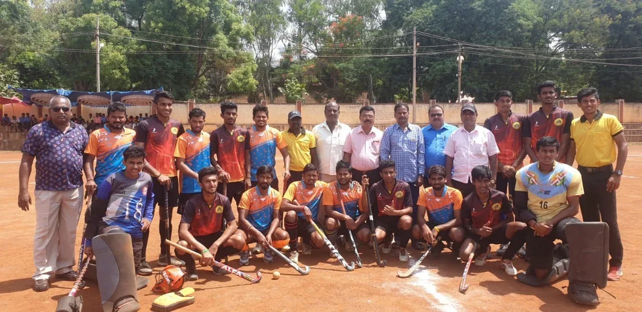 Young star sports club hockey ground Hubballi Hockey academy photo