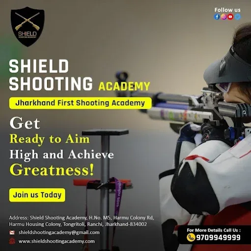 Shield Shooting Academy /Shooting Academy/Rifle Shooting/Pistol Shooting Academy in Ranchi sports academy in Ranchi