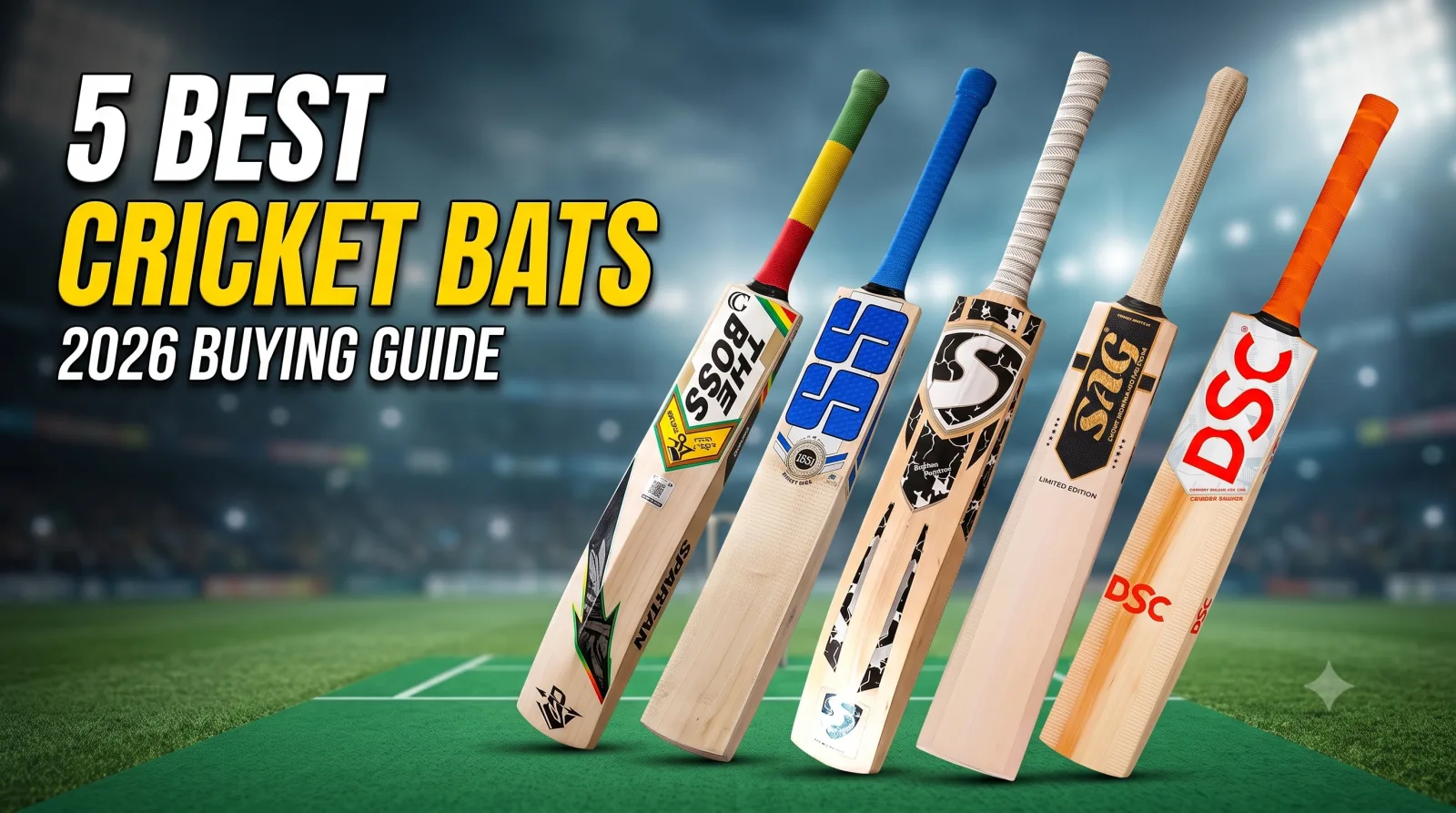 Top 5 English Willow Cricket Bats Under ₹10,000 in India: Buying Guide